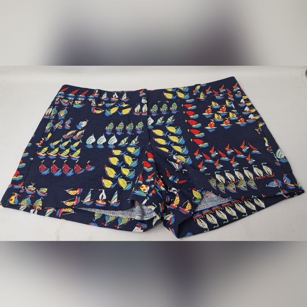 J. Crew Women's Shorts Sailing  Beach Water Chino Summer Vacation Size 4 US - Picture 4 of 11